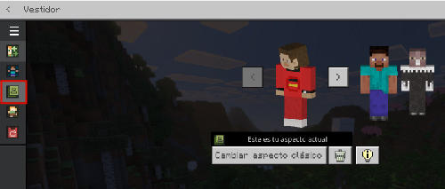 Botón gancho colgador de ropa Minecraft